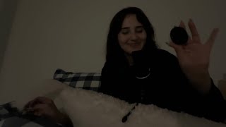 ASMR slow and gentle up close whisper ramble (nail tapping, tongue clicking) screenshot 4