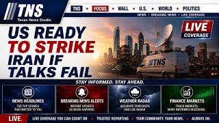 🚨LIVE: US READY TO STRIKE IRAN IF TALKS FAIL||Live Weather Radar • Markets • Breaking Coverage