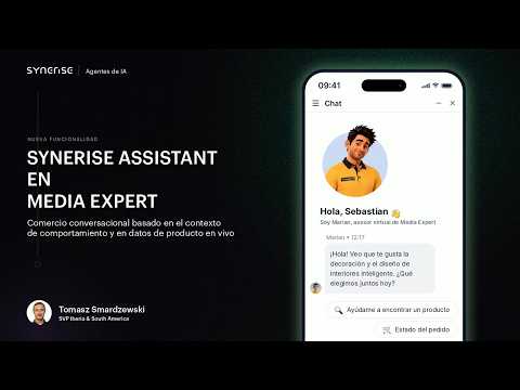 Synerise Customer Agent en Media Expert: Comercio conversacional con contexto de comportamiento