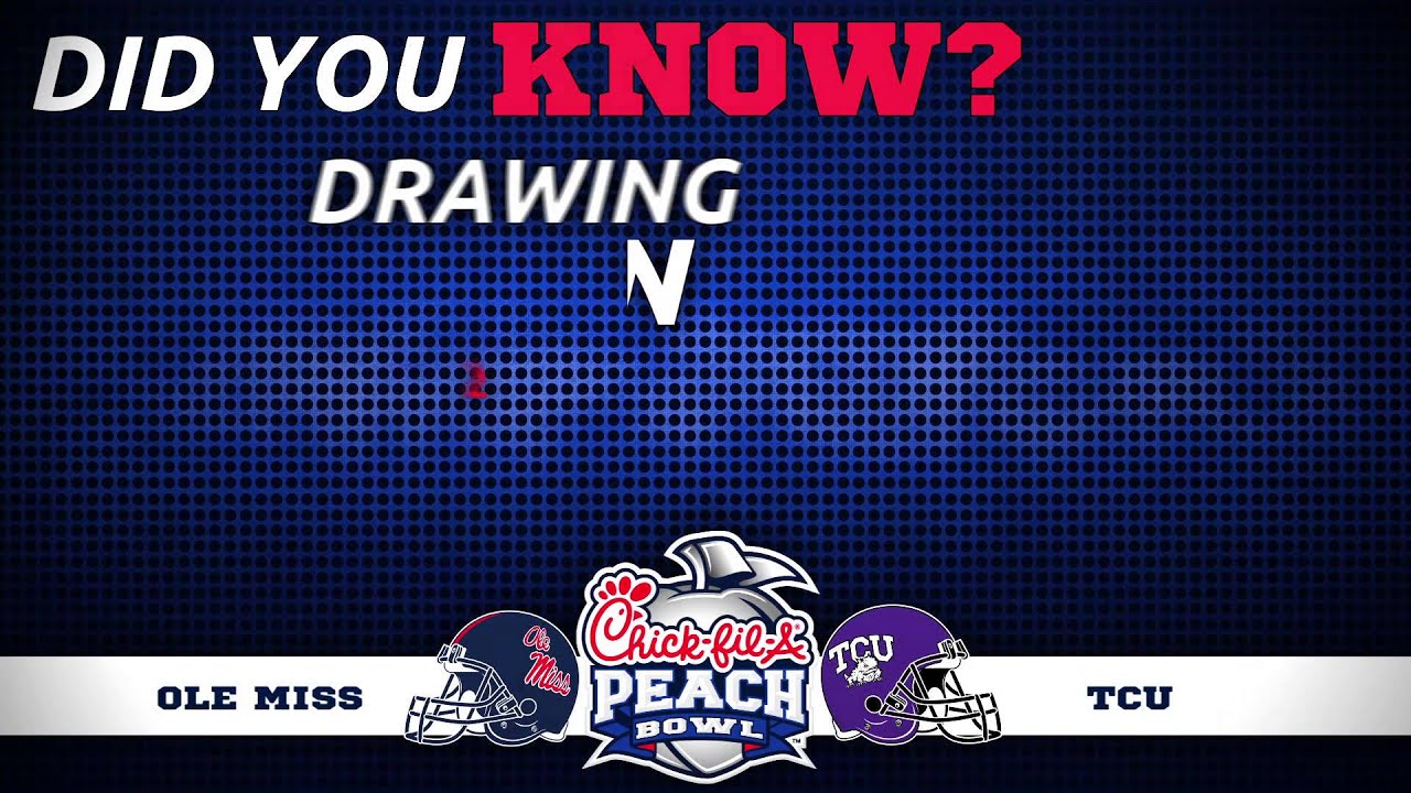 Chick-Fil-a Jumbotron in stadium graphics from Peach Bowl [4/4]