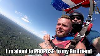 Best Proposal Ever - Skydiving