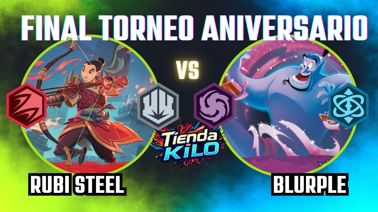 Gran FINAL DE TORNEO DE LORCANA: Blurplee VS Rubi Steel