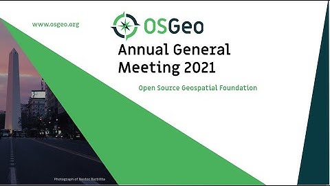 OSGeo AGM 2021