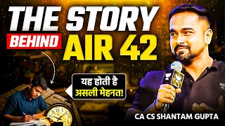 The Story of CA Shantam Gupta #cafoundation2025 #unacademyca