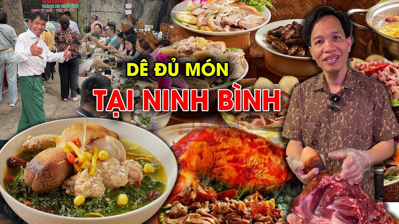 Quán Thịt Dê Đủ Món Ngon Rẻ Top 1 Tại Ninh Bình Hút Khách Ăn #vnf