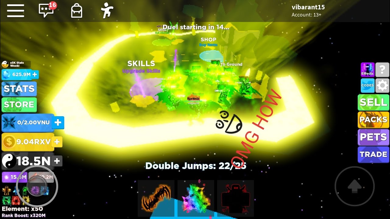 INFINITE JUMP ON MOBILE NINJA LEGEND SKIP ALL ISLANDS (ROBLOX)!!!