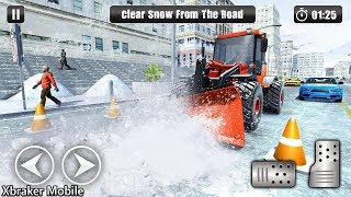 Excavator Snow Plow: City Snow Blower Truck Android Gameplay 2019 screenshot 3