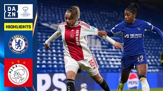 HIGHLIGHTS | Chelsea - Ajax - UEFA Women's Champions League 2023-24 Kwartfinale, Terug (Nederlands)