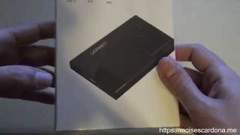 Unboxing and testing the UGREEN 2.5 inch USB-C Hard Drive Enclosure