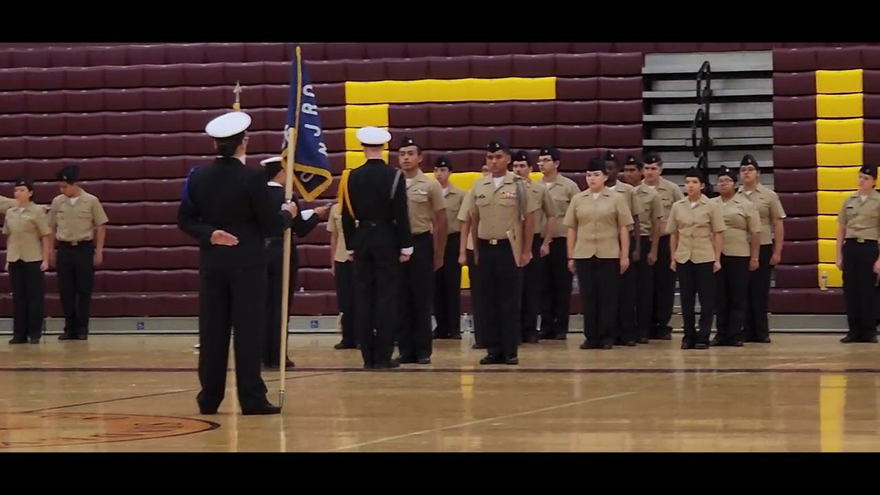 Commanding Officers Inspection Eldorado NJROTC AMI- Commanding Officer platoon inspection - YouTube