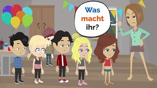Deutsch lernen | Mia macht PARTY im Internat