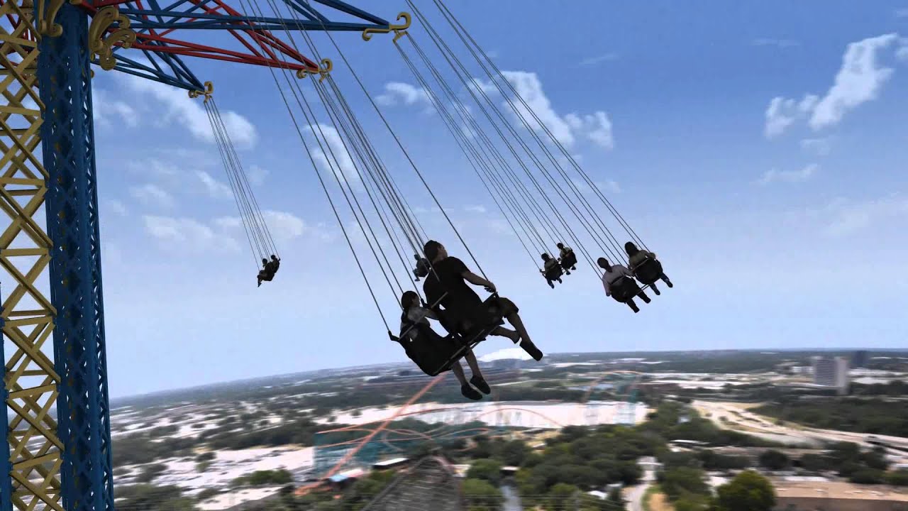 Texas SkyScreamer New for 2013 Six Flags Over Texas YouTube