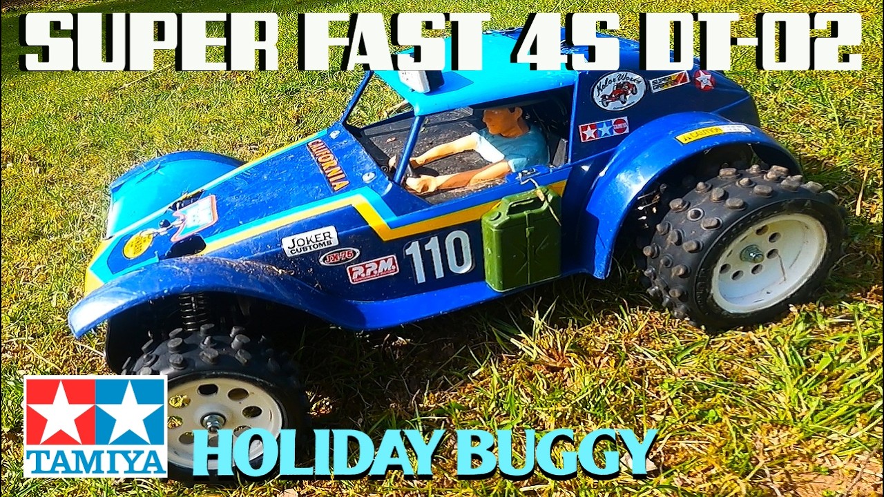 Tamiya Tuesday! 4S DT-02 Tamiya Holiday Buggy is too fast for its