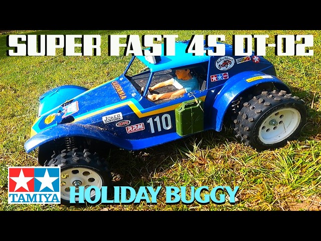 Tamiya Tuesday! 4S DT-02 Tamiya Holiday Buggy is too fast for its