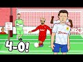 4 0 Liverpool Vs Man Utd The Cartoon Salah Diaz Mane Goals Highlights 2022 