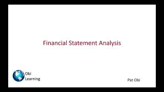 Financial Statements Analysis