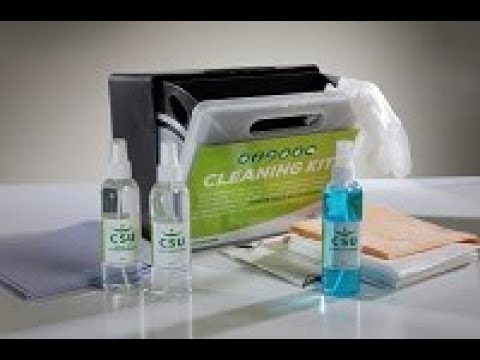 Hoe gebruik je de CSU cleaning kit?