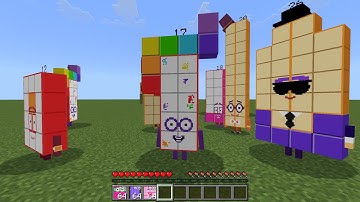 Numberblocks Addon in Minecraft PE