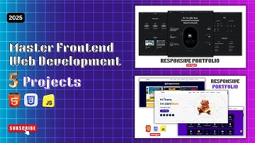 Build 5 Real World Projects | Full Frontend Projects HTML, CSS JAVASCRIPT Tutorial