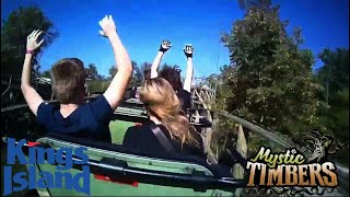 Mystic Timbers (Row 4) POV | Kings Island