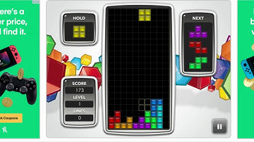 If I misplace a block, the video ends - Tetris