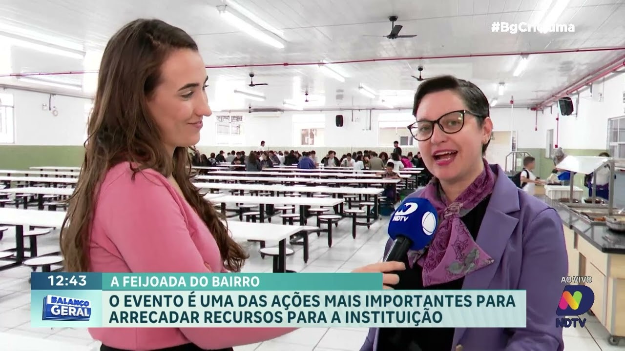 Bairro da Juventude promove feijoada solidária em Criciúma
