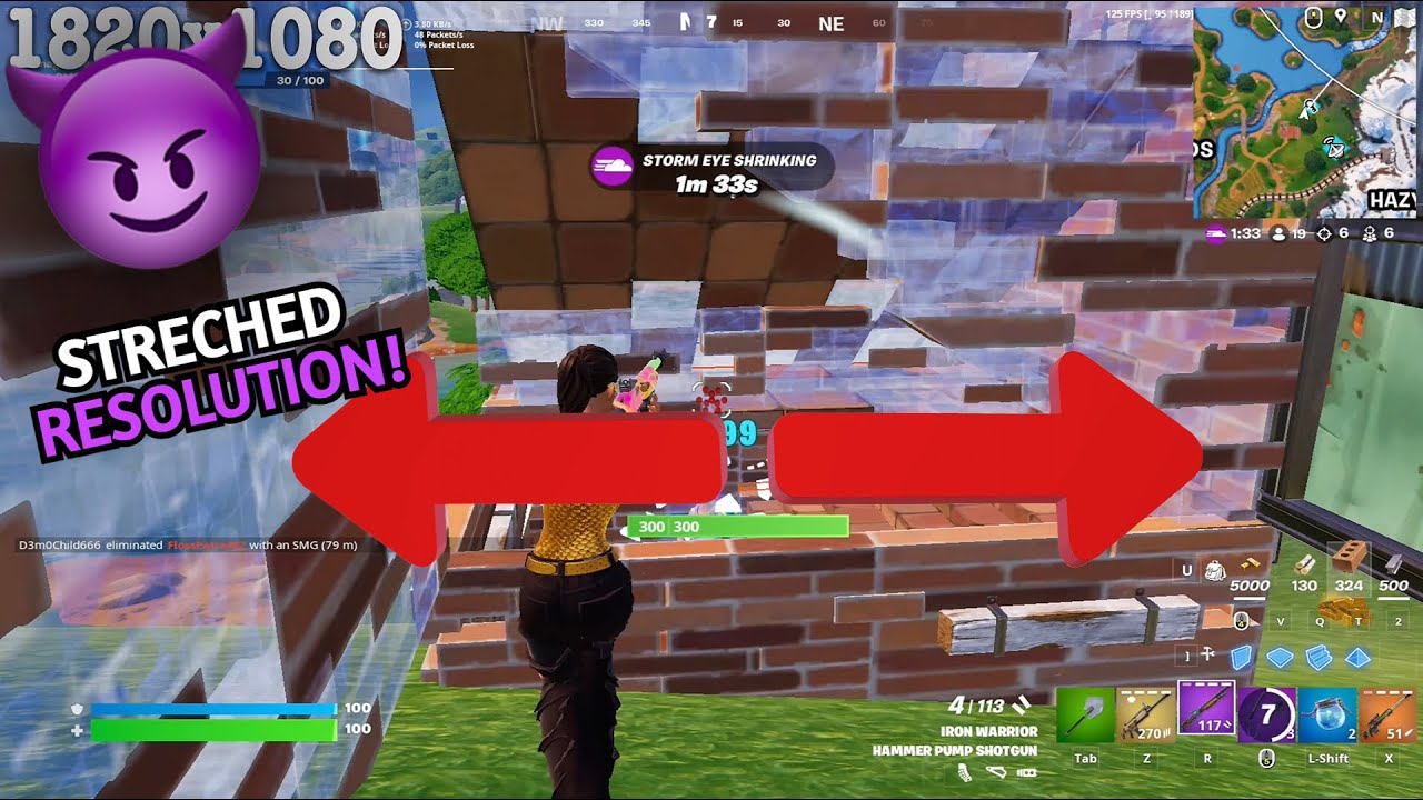 New *BEST* Streched resolution in Fortnite chapter 5 | Pxlarized res EXPOSED + huge FPS boost!