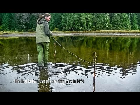 ALONE: Making a Trotline Survival Fishing Trap 