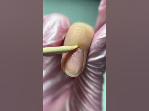 Как сделать маникюр чтоб кутикула не отрастала? 😳 #manicurepedicure # ...
