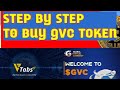 How to contribute in Gvc token? How to buy gvc token in presale?gvctoken buy in Vtabs platform#vtabs