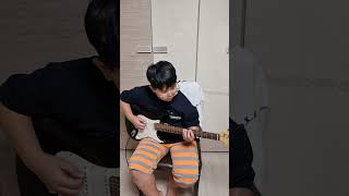 jpop ?기타연주 KICKBACK guitar  밤이라 앰프 못켜 연주따로 소리따로?