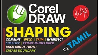 How to work Shaping option - Corel Draw in Tamil Tutorial | Soft Tutor screenshot 5