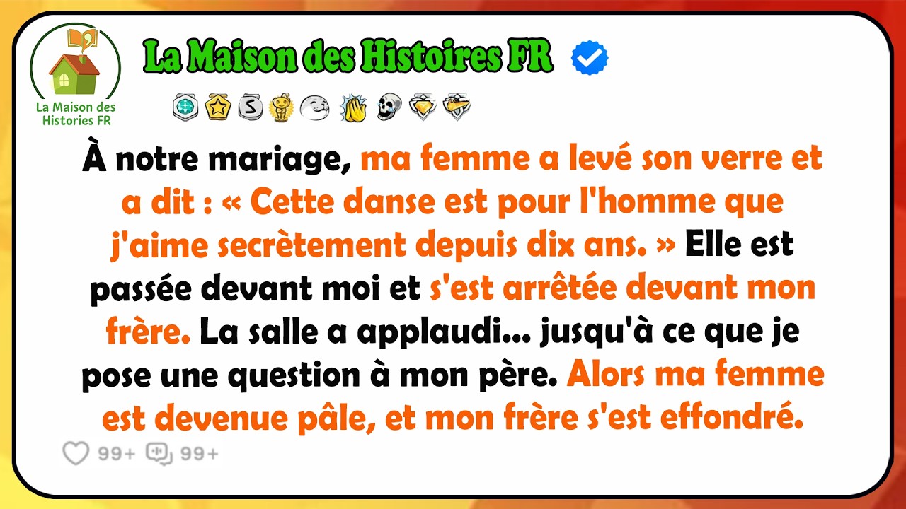 La coupe de champagne était glacée dans ma main quand Sophie s’est levée devant deux cents invités, quarante-sept minutes après notre mariage. « Cette danse est pour l’homme que j’aime en secret...