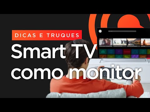 Vídeo: Como usar uma televisão como monitor de computador (com fotos)