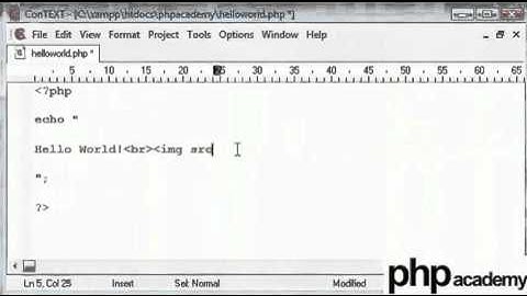 PHP Echo Function   English
