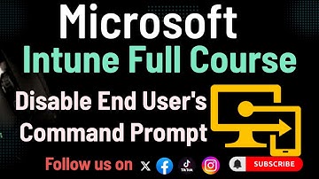 Disable End User Command Prompt || Microsoft Intune Full Course 2024 Nepali