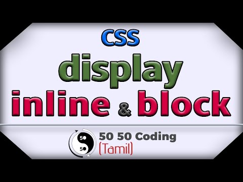 CSS Display (Inline and Block)