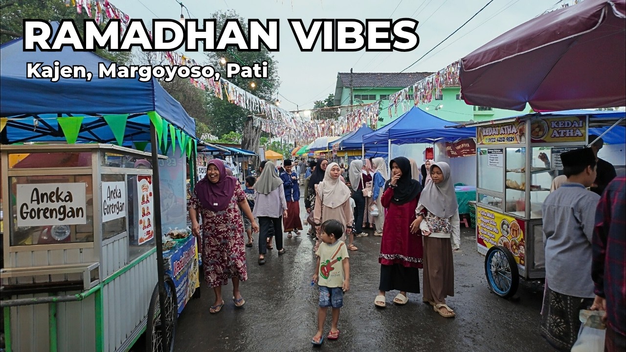 Suasana Ramadhan Sore Hari di Area PonPes Kajen Margoyoso Pati | Ngabuburit Menjelang Buka Puasa