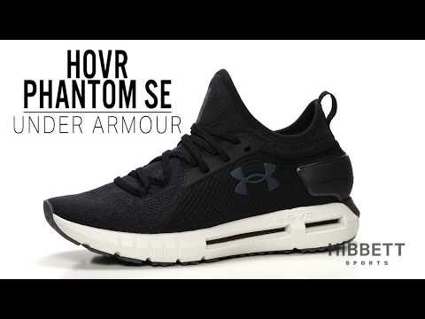 under armour hovr phantom black white