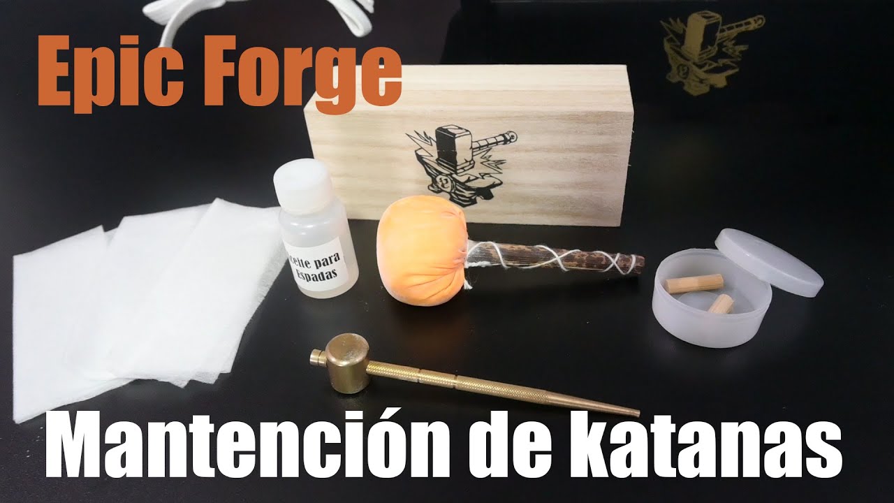 Mantención de katanas Epic Forge - YouTube