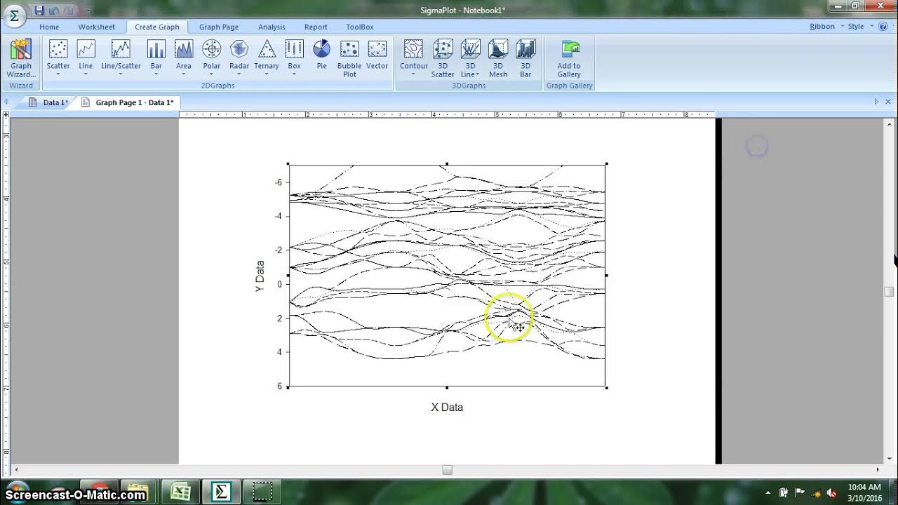 How to plot band structure graph using SigmaPlot Part 02