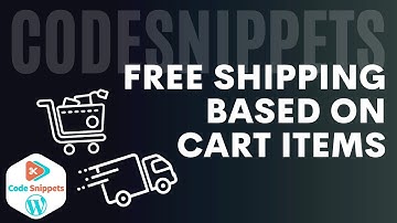 Free Shipping based on WooCommerce Cart Total - Code Snippets - Wordpress
