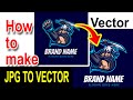 JPG to vector illustrator - Image to vector AI converter online - Convert raster to vector