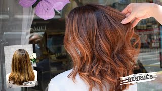 COMO TEÑIR EL CABELLO DE COBRIZO INTENSO/ PASO A PASO/ COPPER HAIR /TUTORIAL