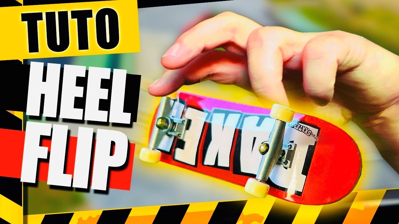 TUTO FINGERBOARD LE HEELFLIP EN 2 MINUTES LA METHODE FACILE ! YouTube
