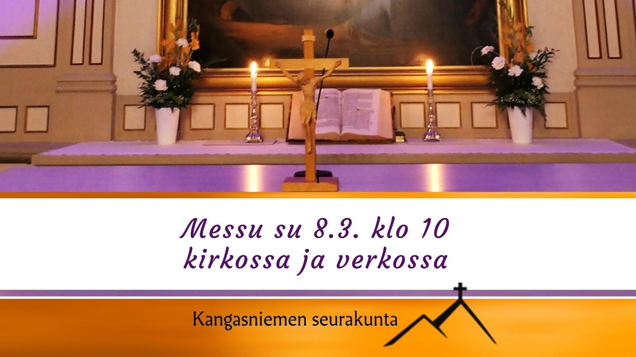 Messu Kangasniemen kirkossa