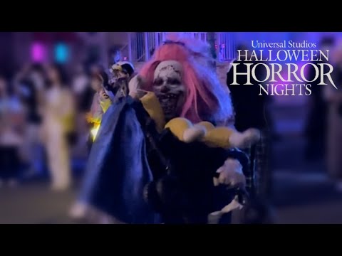 【4K】ベビーカーピエロのラタタダンス可愛い！【USJ ホラーナイト】