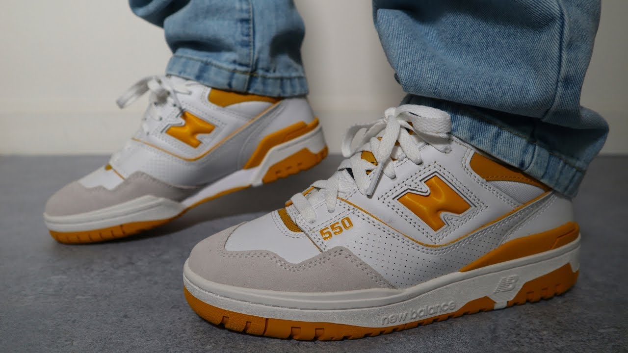 Is the New Balance 550 Good? New Balance 550 Varsity Gold Review and On Feet + Sizing (NB550LA1)