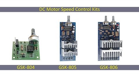 Global Specialties DC Motor Speed Control Electronics Kits