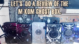Let's take a look at the M-KOM ghost box by Supernatural Ink.
